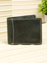 Load image into Gallery viewer, Men's Leather Wallet with Coin Pocket & ID Flap
