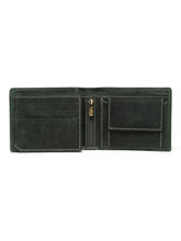 Load image into Gallery viewer, Men's Leather Wallet with Coin Pocket & ID Flap