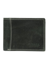 Load image into Gallery viewer, Men's Leather Wallet with Coin Pocket & ID Flap