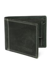 Load image into Gallery viewer, Men's Leather Wallet with Coin Pocket & ID Flap