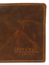 Load image into Gallery viewer, Men's Brown Leather Two-Fold Wallet