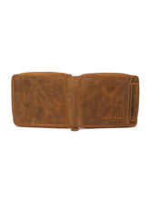 Load image into Gallery viewer, Men's Zip-Around Bifold Leather Wallet