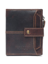Load image into Gallery viewer, TEAKWOOD LEATHER MEN BROWN GENUINE LEATHER TWO FOLD WALLET
