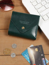Load image into Gallery viewer, Teakwood Leather Men's Green Envelope Wallet