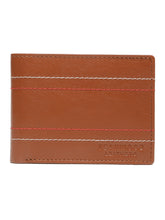 Load image into Gallery viewer, Men's Brown Leather Two-Fold Wallet