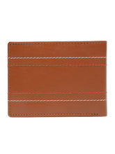 Load image into Gallery viewer, Men's Brown Leather Two-Fold Wallet