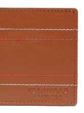 Load image into Gallery viewer, Men's Brown Leather Two-Fold Wallet
