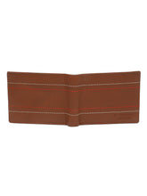 Load image into Gallery viewer, Men's Brown Leather Two-Fold Wallet