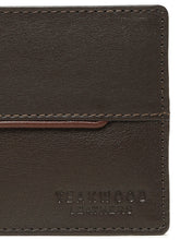 Load image into Gallery viewer, Men’s Classic Bi-Fold Design Brown Leather Wallet