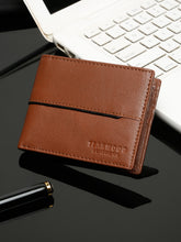 Load image into Gallery viewer, Men’s Classic Bi-Fold Design Leather Wallet