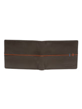 Load image into Gallery viewer, Men's Leather Two-Fold Wallet With Contrasting Piping