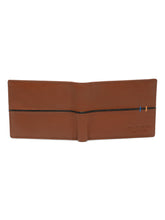 Load image into Gallery viewer, Men's Leather Two-Fold Wallet With Contrasting Piping