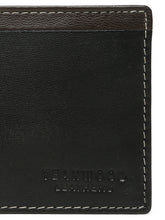 Load image into Gallery viewer, Men’s Two-Fold Leather Wallet With Contrast Strap