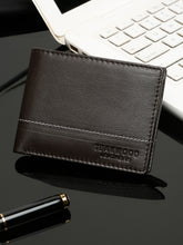 Load image into Gallery viewer, Men's Leather Two-Fold Wallet