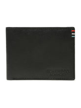 Load image into Gallery viewer, Men's Leather Wallet with Multi-Color Stitch Detailing