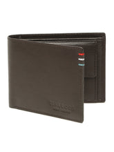 Load image into Gallery viewer, Men's Leather Wallet with Multi-Color Stitch Detailing