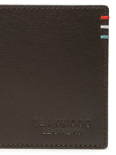 Load image into Gallery viewer, Men's Leather Wallet with Multi-Color Stitch Detailing