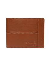 Load image into Gallery viewer, Men’s Dual-Texture Paneling Bifold Leather Wallet