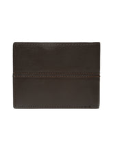 Load image into Gallery viewer, Men’s Dual-Texture Paneling Bifold Leather Wallet