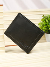Load image into Gallery viewer, Men’s Sleek Matte Finish Bifold Brown Leather Wallet