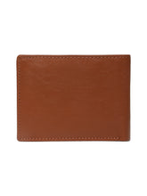 Load image into Gallery viewer, Men’s Sleek Matte Finish Bifold Brown Leather Wallet