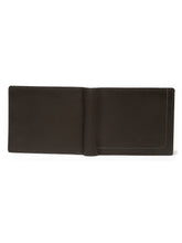 Load image into Gallery viewer, Men’s Sleek Matte Finish Bifold Brown Leather Wallet