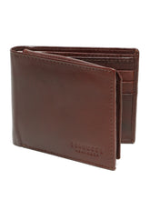 Load image into Gallery viewer, Men's Solid Leather Bi-Fold Wallet