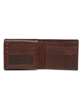 Load image into Gallery viewer, Men's Solid Leather Bi-Fold Wallet