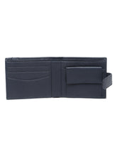 Load image into Gallery viewer, Men's Leather Bi-Fold Wallet with Snap Button Closure