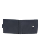Load image into Gallery viewer, Men's Leather Bi-Fold Wallet with Snap Button Closure