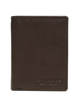Load image into Gallery viewer, Men’s Brown Leather Tri-Fold Wallet