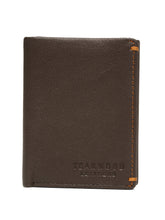 Load image into Gallery viewer, Men’s Brown Leather Tri-Fold Wallet