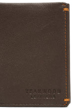Load image into Gallery viewer, Men’s Brown Leather Tri-Fold Wallet
