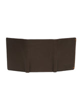 Load image into Gallery viewer, Men’s Brown Leather Tri-Fold Wallet