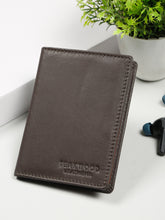 Load image into Gallery viewer, Men’s Brown Leather Card-Holder Two-Fold Wallet