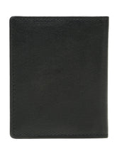 Load image into Gallery viewer, Leather Men Black Bi-fold wallet