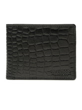 Load image into Gallery viewer, Men's Croco Texture Leather Bi-Fold Wallet