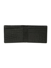 Load image into Gallery viewer, Men's Croco Texture Leather Bi-Fold Wallet