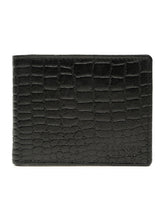 Load image into Gallery viewer, Men's Croco Texture Leather Bi-Fold Wallet
