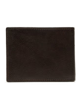 Load image into Gallery viewer, Leather Men Brown Bi-fold wallet