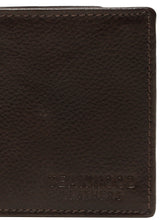 Load image into Gallery viewer, Leather Men Brown Bi-fold wallet