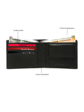 Load image into Gallery viewer, Leather Men Bi-fold wallet