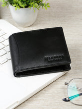 Load image into Gallery viewer, Men's solid Leather Two Fold Wallet