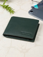 Load image into Gallery viewer, Men's solid Leather Two Fold Wallet