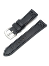 Load image into Gallery viewer, Teakwood black leather casual 22 MM watch strap
