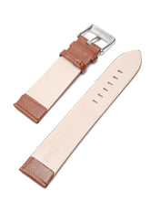 Load image into Gallery viewer, Teakwood Tan texture leather casual 22 MM watch strap