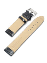 Load image into Gallery viewer, Teakwood black leather casual 22 MM watch strap