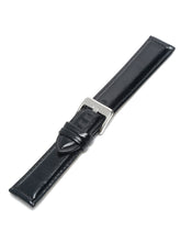 Load image into Gallery viewer, Teakwood black leather casual 22 MM watch strap