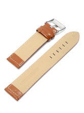 Load image into Gallery viewer, Teakwood Brown Leather Casual 22 MM Watch Strap