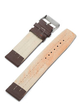 Load image into Gallery viewer, Teakwood Brown leather casual 22 MM watch strap